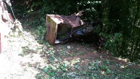 Sanacija črnega odlagališča – Banova jama 121